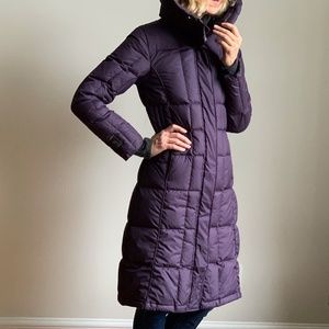 Puffy down filled coat